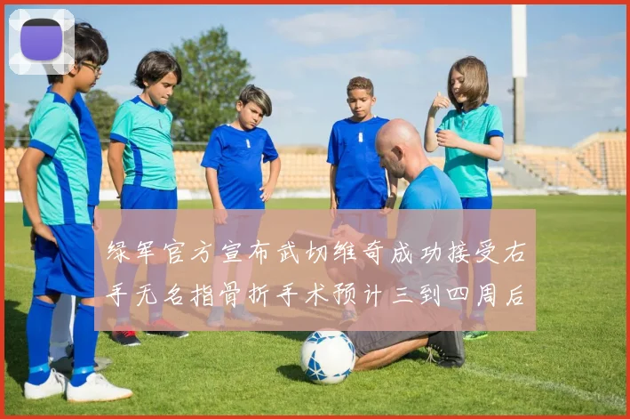 绿军官方宣布武切维奇成功接受右手无名指骨折手术预计三到四周后复查