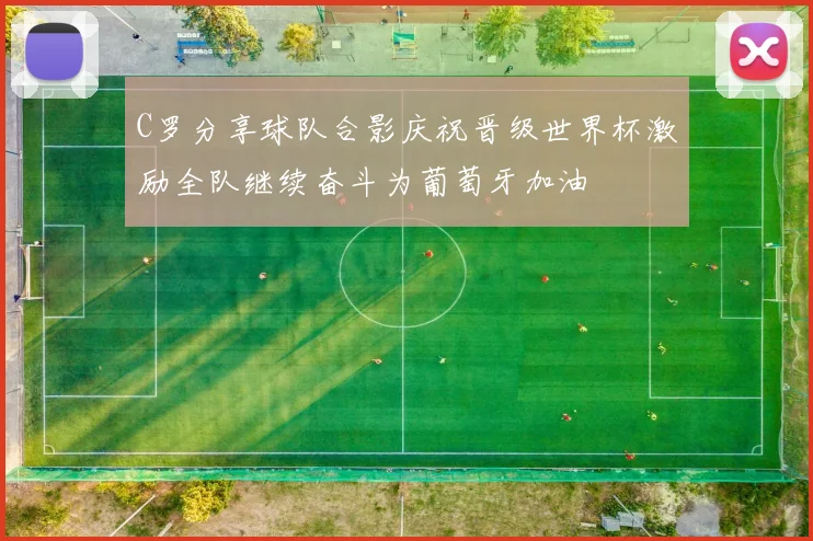 C罗分享球队合影庆祝晋级世界杯激励全队继续奋斗为葡萄牙加油